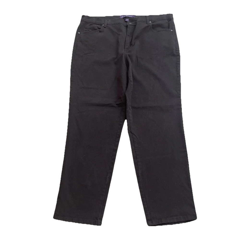 Gloria‎ Vanderbilt Amanda Denim Jeans Brown Women's Size 20W Stretch
